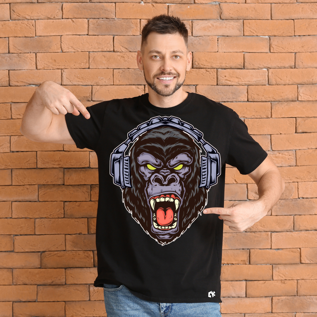 Camiseta "Gorila DJ"