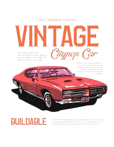 Camiseta CamiKrea DD Vintage Car