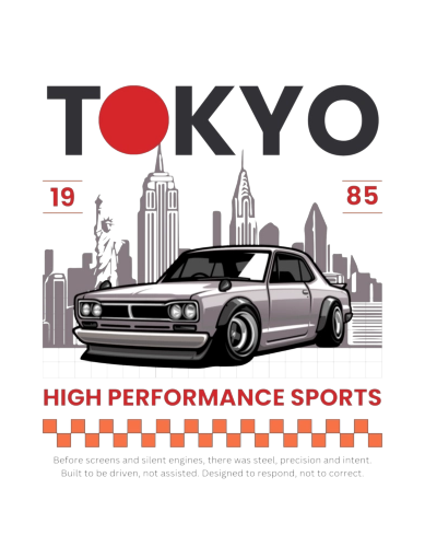 Camiseta CamiKrea DD Tokyo Car