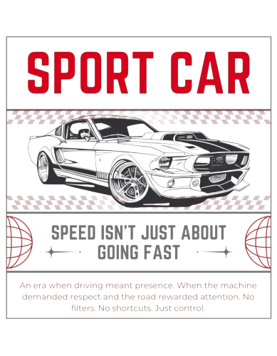 Camiseta CamiKrea DD Sport Car