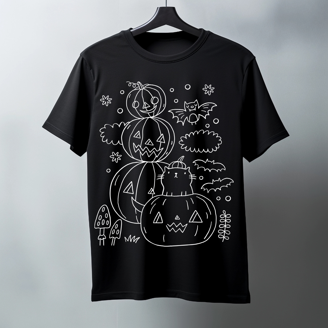 Camiseta Halloween Lines
