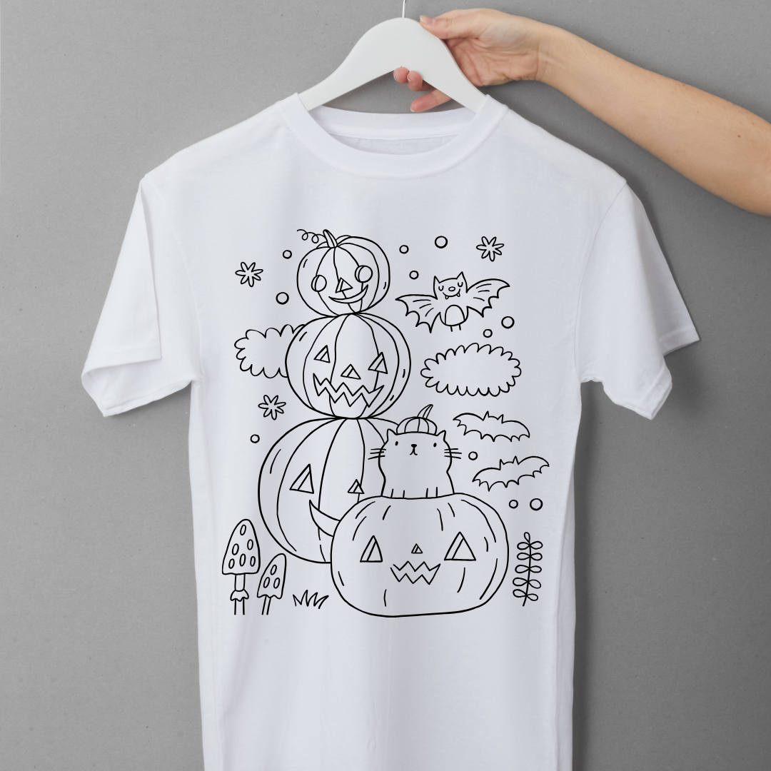 Camiseta Halloween Lines