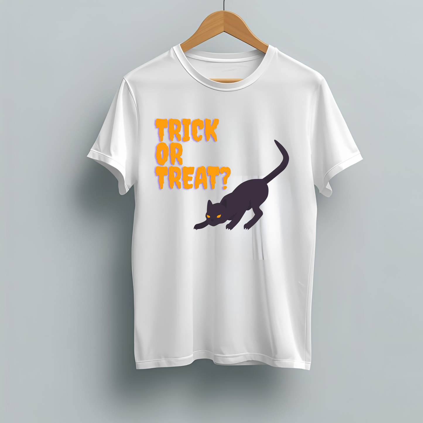 Camiseta “Trick or Treat?” – Edición Meoween de CamiKrea